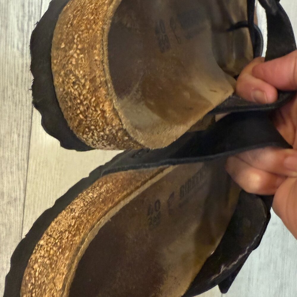 Birkenstocks, Size 40 Mayari Double Strap Black - Picture 7 of 7